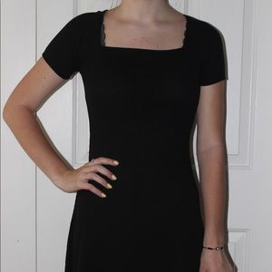 Black Knit Dress
